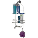 1 of 5:Home Basics Essence Shower Caddy, Satin Nickel 