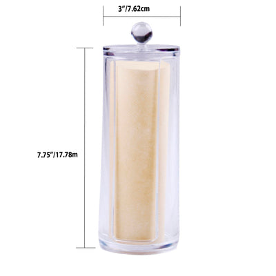 3 of 3:Soporte para almohadillas cosméticas Home Basics 