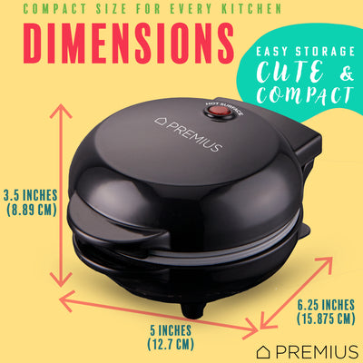 12 of 18:Mini-plaque de cuisson plate antiadhésive en céramique PREMIUS, moule de 4 pouces 