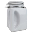 3 of 4:Home Basics Easy Grip Lot de 4 boîtes en céramique avec cuillères, blanc 