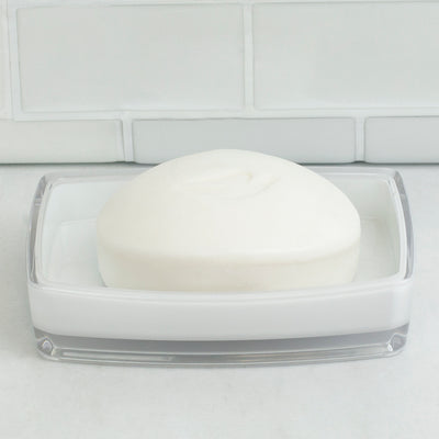 6 of 7:Porte-savon en plastique Home Basics 