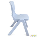 6 of 8:Chaises d'apprentissage empilables en plastique pour enfants JOON, bleu brumeux, 52,1 x 32,7 x 28 cm, lot de 2 (lot de 2) 