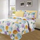 3 of 4:Essentials Bright 4 & 6 Piece Printed Wrinkle-Free Sheet Set, Harmony Bloom 