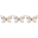 1 of 1:PREMIUS 3 Piece Resin Butterfly Wall Decor Set, White, 4x5x2.5 Inches 