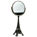 1 of 3:Home Basics Antique French Paris Eiffel Towel Double Sided Cosmetic Mirror, Bronze 