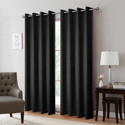 19 of 19:Isla Thermal Room Darkening Grommet Window Panel, 54x84 Inches 