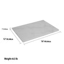 5 of 5:Home Basics Tabla de cortar de mármol, blanco, 12 x 16 pulgadas 