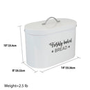 7 of 7:Boîte à pain en fer blanc Home Basics Cuisine Collection 