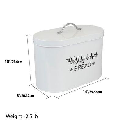 7 of 7:Boîte à pain en fer blanc Home Basics Cuisine Collection 