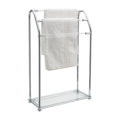 2 of 4:Neu Home Freestanding Acrylic Towel Rack 