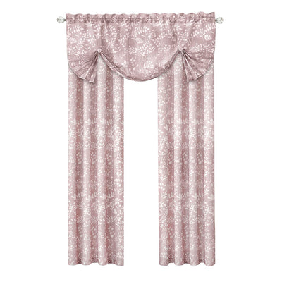 5 of 6:Rideau à passe-tringle Charlotte - 52 x 63 - Blush 