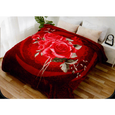 11 of 15:Couverture en microvison HIYOKO Floral Dream, Queen 