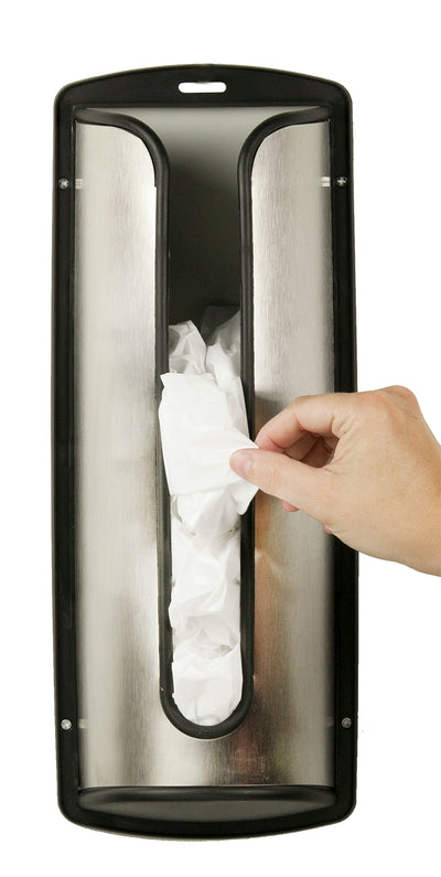 1 of 8:Organiseur de sacs en acier inoxydable Home Basics 