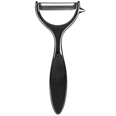 1 of 2:Home Basics Nova Collection Zinc Horizontal Vegetable Peeler, Black Onyx 