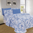 8 of 12:PREMIUS Premium Lilly 4 & 6 Piece Microfiber Printed Wrinkle-Free Sheet Set 