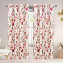 4 of 6:Elanor Floral Room Darkening Grommet Window Curtain Panel, 54x84 Inches 