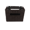 4 of 4:Simplify Medium Woven Strap Shelf Tote in Chocolate 