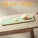 4 of 7:PREMIUS Reversible Non-Slip Cutting Board with Grater, Green, Large, 10.82x16.12 Inches 
