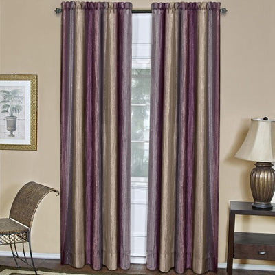 1 of 1:Ombre Window Curtain Panel 50x84 - Aubergine 