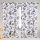 1 of 7:Rideau à œillets à motif floral en jacquard Marie, 137 x 213 cm 