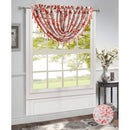 5 of 10:Brandy Jacquard Floral Rod Pocket Window Panel and Valance Treatment, All Sold Separately 