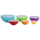1 of 4:Home Basics 12 Piece Nesting Plastic Bowl Set, Multi-Color 