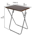 7 of 7:Home Basics Multi-Purpose Foldable Table, Cherry 