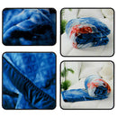 2 of 15:Couverture en microvison HIYOKO Floral Dream, Queen 