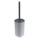 1 of 4:Brosse WC et support Bath Bliss bicolores gris 