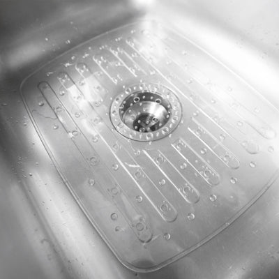2 of 2:Home Basics Heavy Duty PVC Sink Mat, Clear, 12x16 Inches 