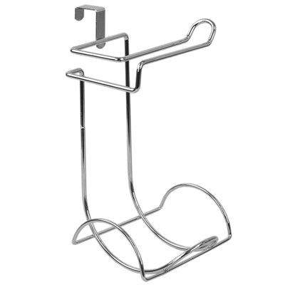2 of 5:Porte-papier hygiénique en acier chromé Home Basics 