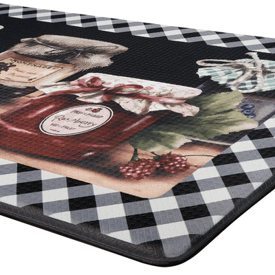 3 of 6:Tapis décoratif anti-fatigue Achim Mason Jars, rouge-brun, 45 x 76 cm 