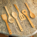 3 of 7:Ensemble d'ustensiles de cuisine en bambou Home Basics, 6 pièces, 6,3 x 30,5 x 6,3 cm 