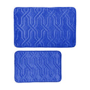 4 of 8:Priscilla Trellis Design 2 Piece Memory Foam Bath Rugs, 17x24-20x30 Inches 
