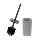 2 of 4:Brosse WC et support Bath Bliss bicolores gris 