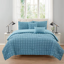 6 of 10:Rowan 5 Piece Puffy Seersucker Comforter Set 