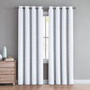 36 of 40:Jeremiah Textured Room Darkening Grommet Window Panel, 52x90 Inches 