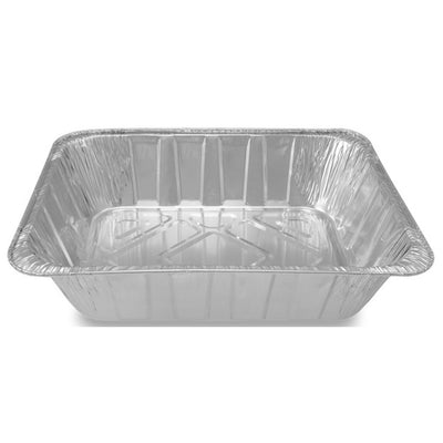 1 of 1:Aluminum Disposable Foil Pans, Half-Size Lasagna Steam Table Deep, 10.25x12.5 Inches (Pack of 10) 