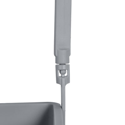 4 of 4:Carrito de ducha convertible de 2 vías Bath Bliss en gris 