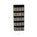 3 of 3:Simplify 20-Pocket  Shoe Organizer in Black 