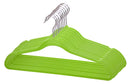 1 of 2:Home Basics 10-Piece Velvet Hanger, Green 