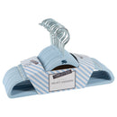 1 of 4:Simplify Kids 25 Pack Velvet Hangers in Light Blue 