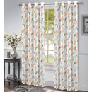 1 of 5:Lyra Floral Printed Dolly Sheer Grommet Window Panel, 54x84 Inches 