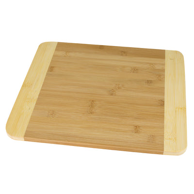 2 of 5:Home Basics Dual Tone Bamboo Cutting Board, Natural, 11.5x13.5 Inches 