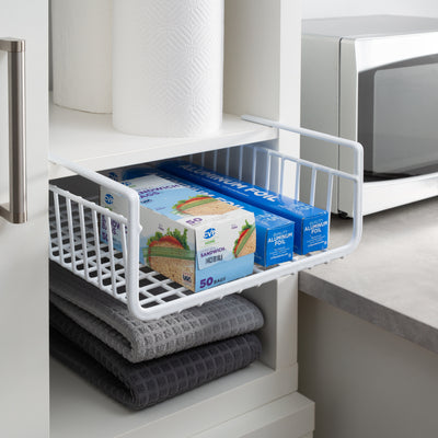 3 of 4:Neu Home Foil & Plastic Shelf in White 
