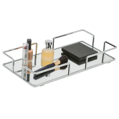 1 of 2:Home Details Modern Rectangular Design Mirror Vanity Tray 