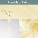 6 of 7:Just Relax Four Corner Post Elegant Mosquito Net Bed Canopy Set, Yellow, Full-Queen-King 