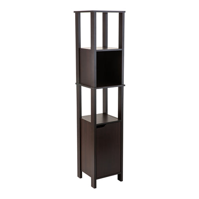 2 of 4:Meuble haut Ambassador à 5 étagères Neu Home en expresso 