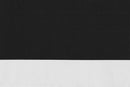 4 of 4:Cenefa de cortina de ventana Darcy 58x14- Negro/Blanco 