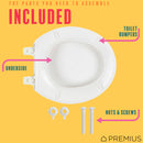 6 of 14:PREMIUS Beveled Plastic Toilet Seat, Standard Round, 17 Inches 